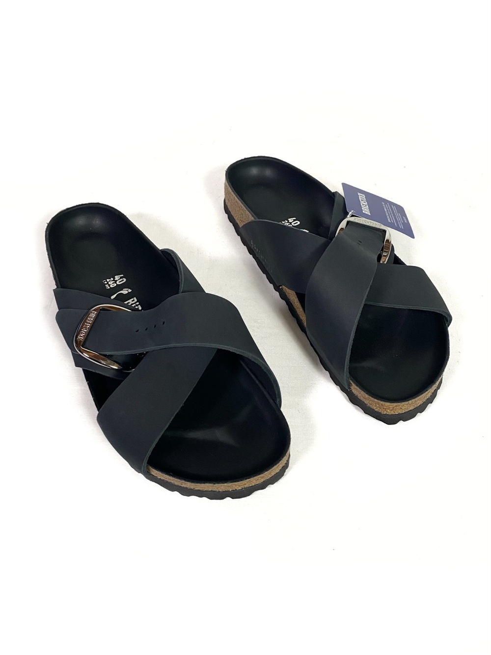 Birkenstock Siena Big Buckle Sandals Black